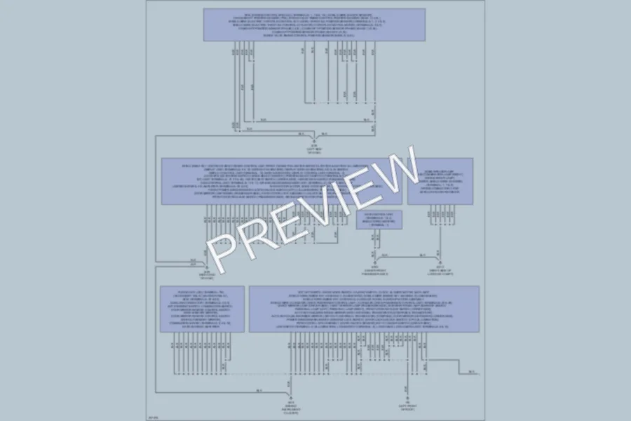 2005 Infiniti FX45 Ground Distribution wiring diagram preview