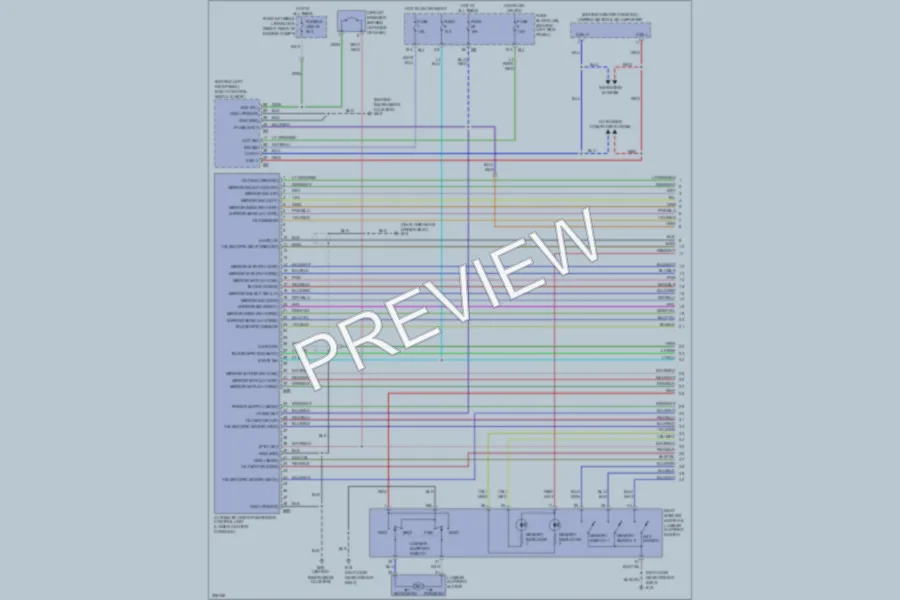 2005 Infiniti FX45 Memory Systems wiring diagram preview