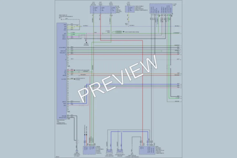 2005 Infiniti FX45 Navigation wiring diagram preview