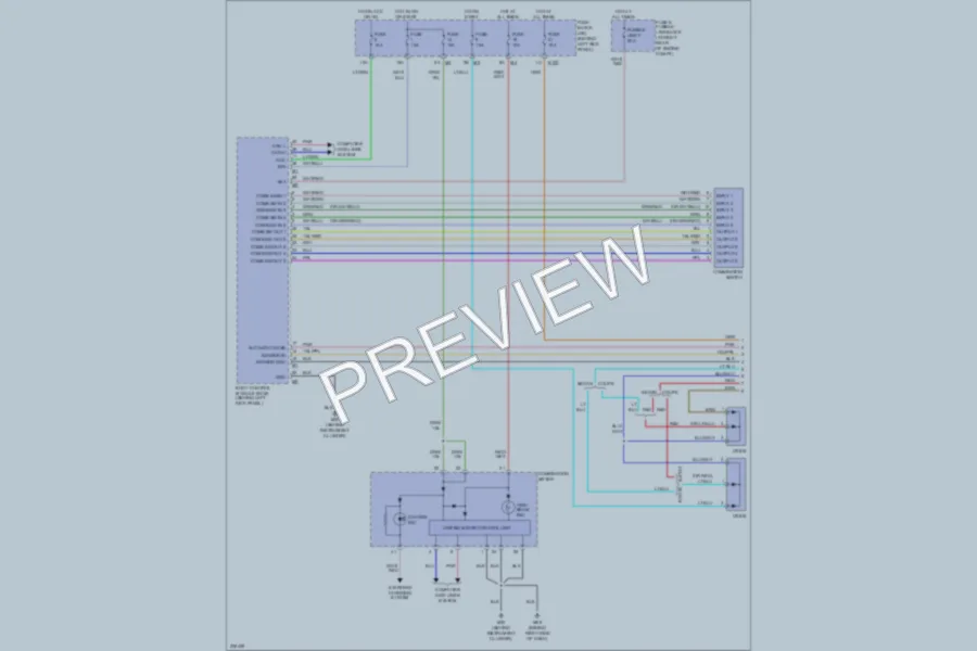 2005 Infiniti G35 Headlights wiring diagram preview