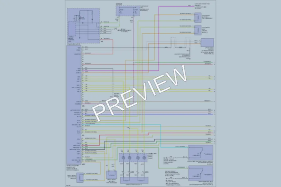 2005 Infiniti G35 Supplemental Restraints wiring diagram preview