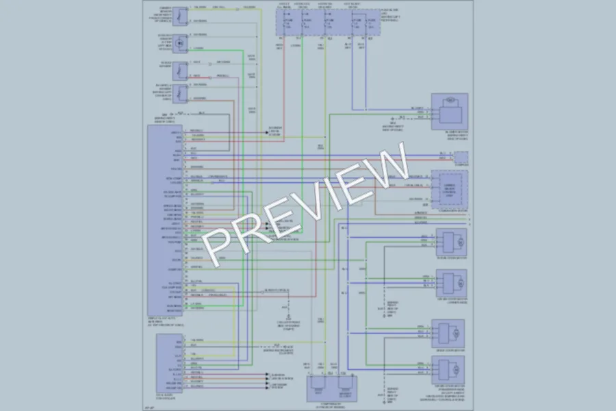 2005 Infiniti G35x Air Conditioning wiring diagram preview