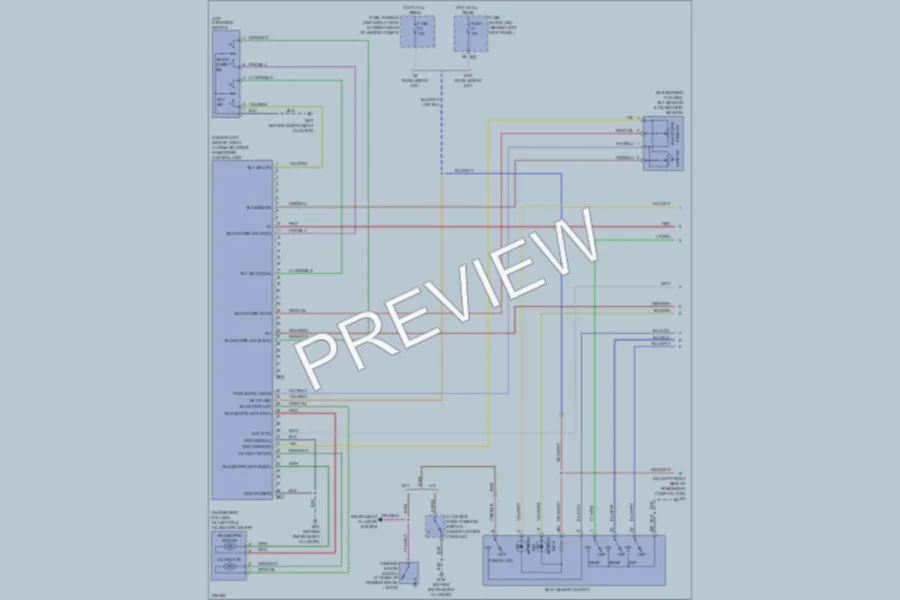 2005 Infiniti G35x Memory Systems wiring diagram preview