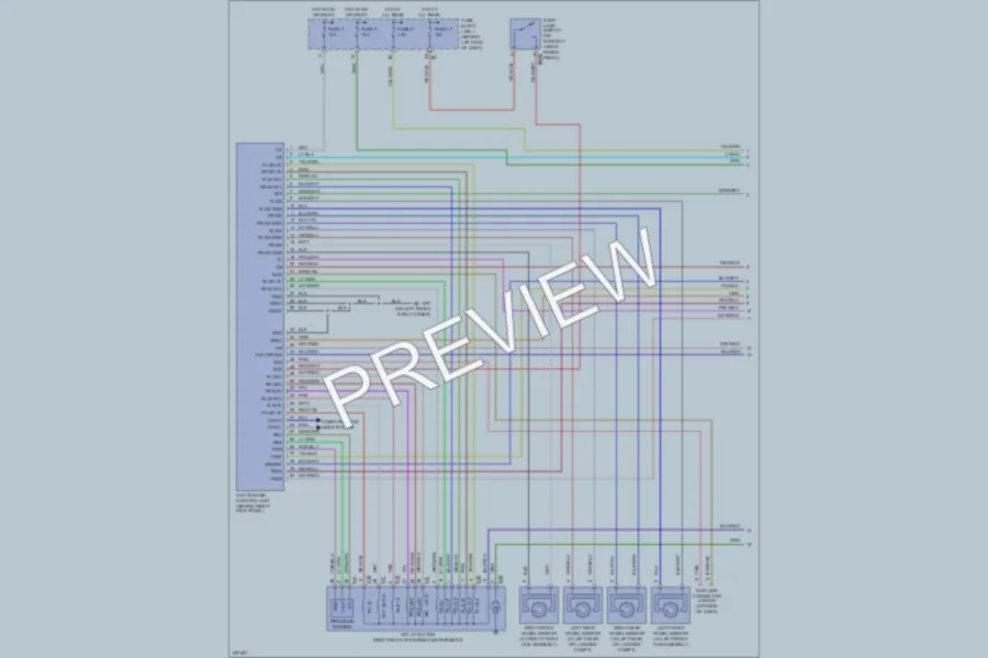 2005 Infiniti Q45 Anti Lock Brakes wiring diagram preview