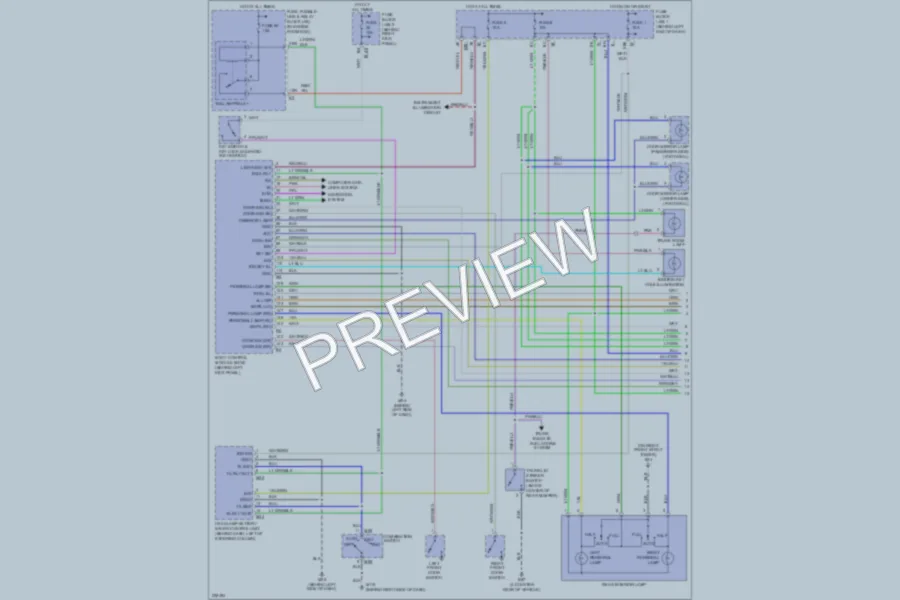 2005 Infiniti Q45 Interior Lights wiring diagram preview