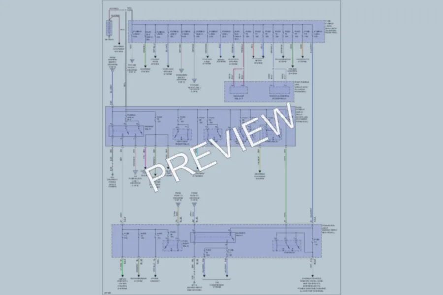 2005 Infiniti Q45 Power Distribution wiring diagram preview
