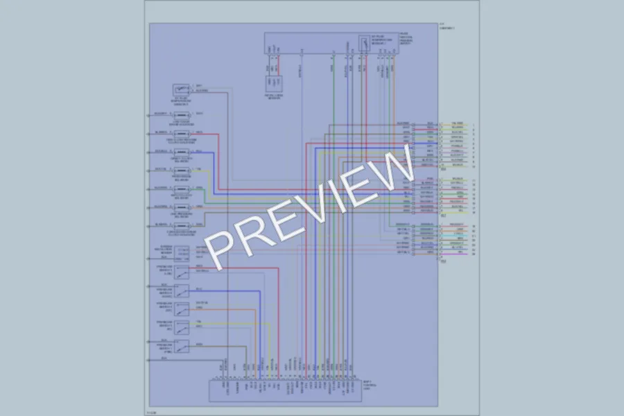 2005 Infiniti Q45 Transmission wiring diagram preview