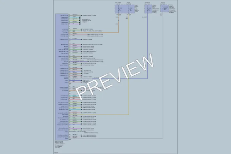 2005 Infiniti QX56 Body Control Modules wiring diagram preview