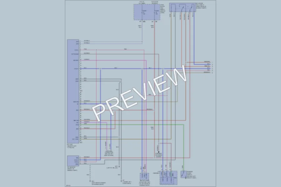 2005 Infiniti QX56 Cruise Control wiring diagram preview