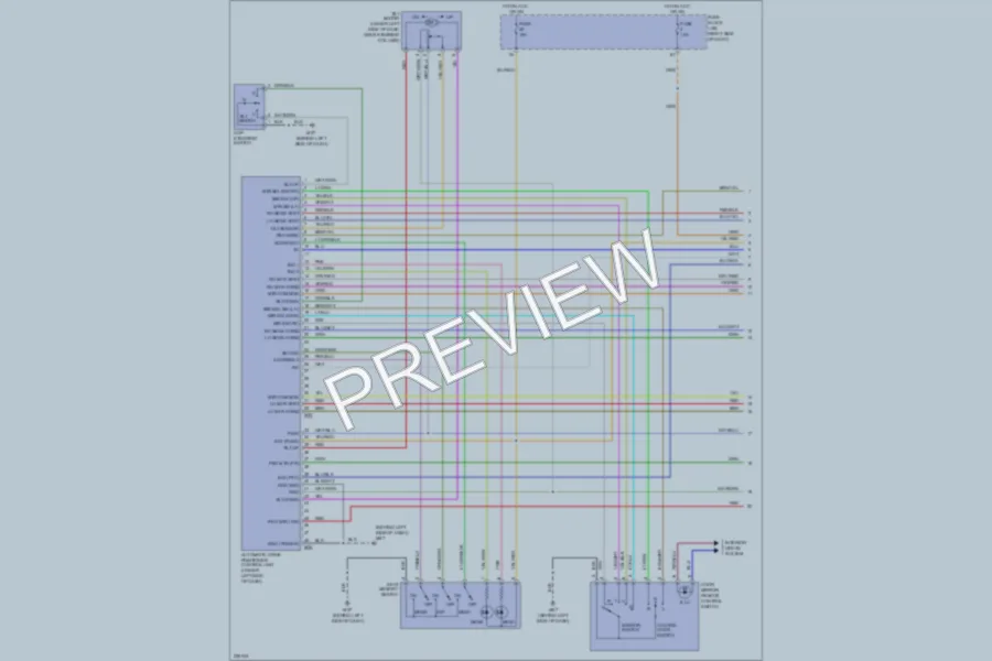 2005 Infiniti QX56 Memory Systems wiring diagram preview