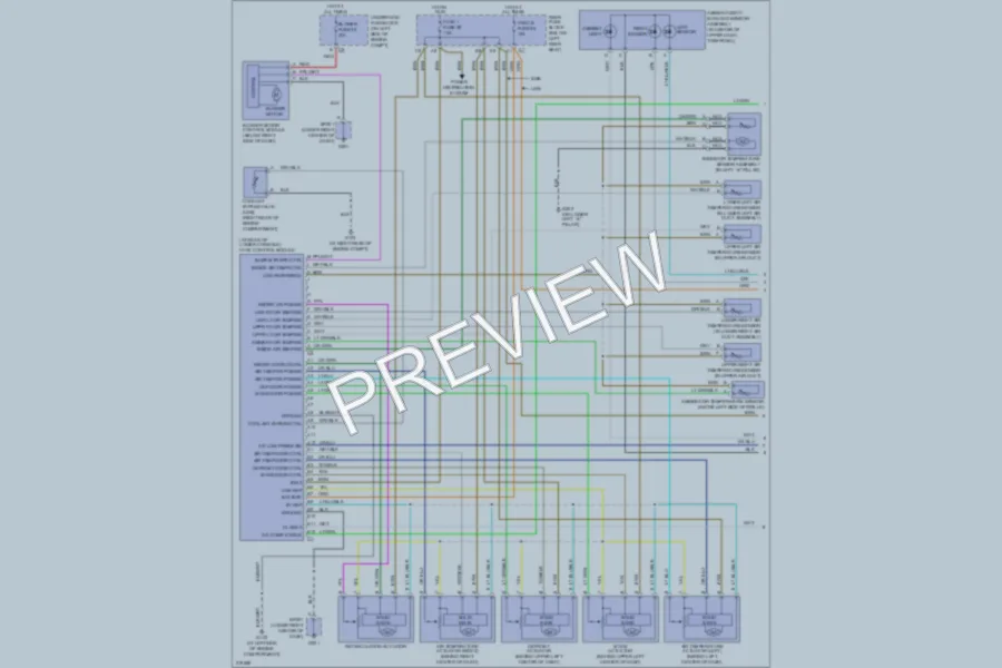 2005 Isuzu Ascender Air Conditioning wiring diagram preview