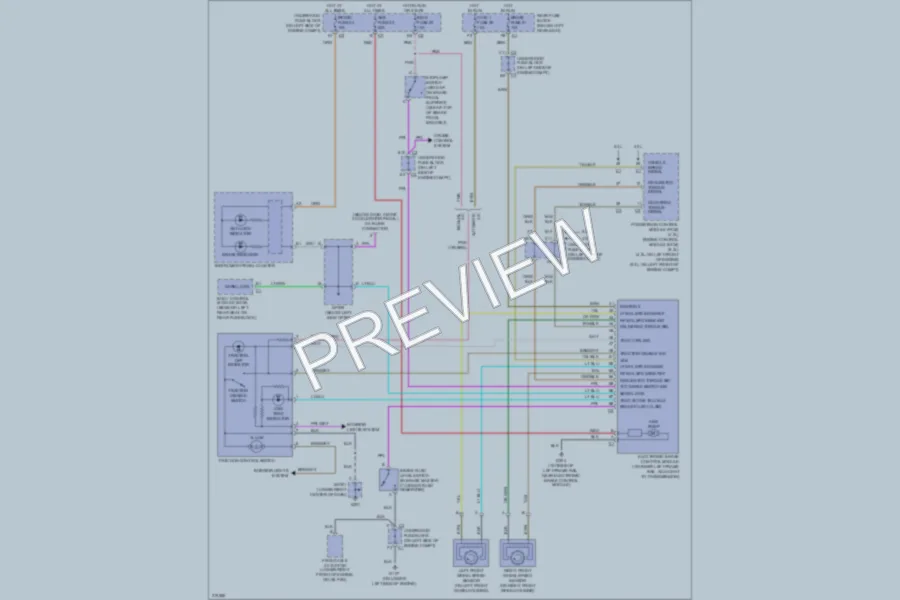 2005 Isuzu Ascender Anti Lock Brakes wiring diagram preview