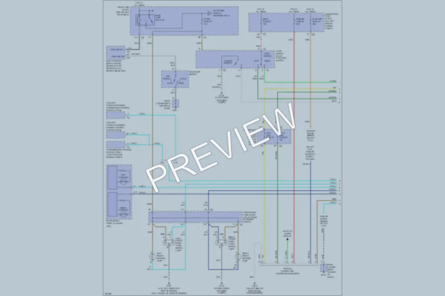 2005 Isuzu Ascender Exterior Lights wiring diagram preview