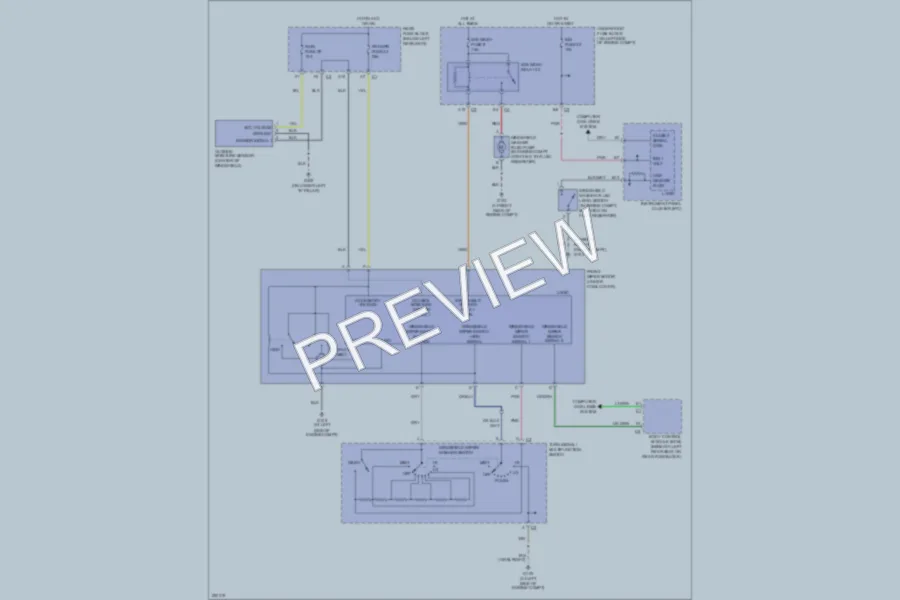 2005 Isuzu Ascender Wiper Washer wiring diagram preview