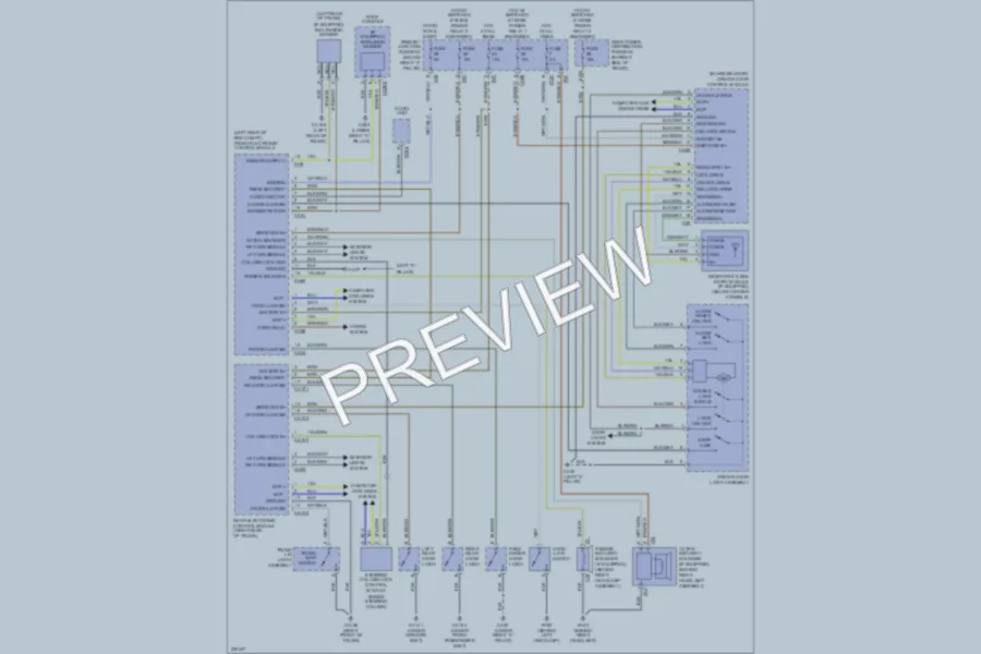 2005 Jaguar SType Anti Theft wiring diagram preview