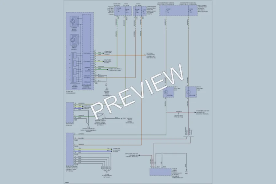 2005 Jaguar SType Exterior Lights wiring diagram preview