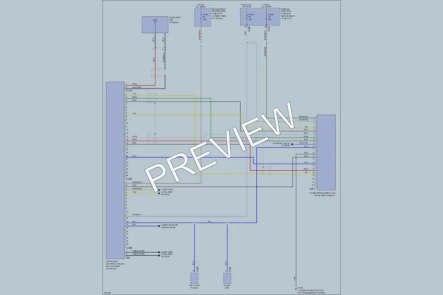 2005 Jaguar SType Navigation wiring diagram preview