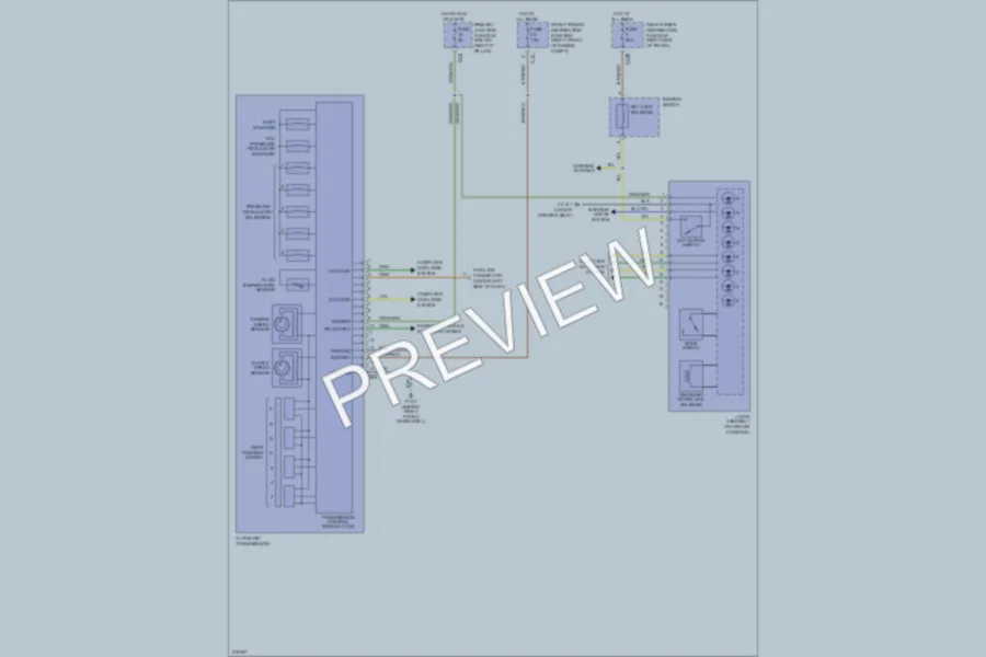 2005 Jaguar SType Transmission wiring diagram preview