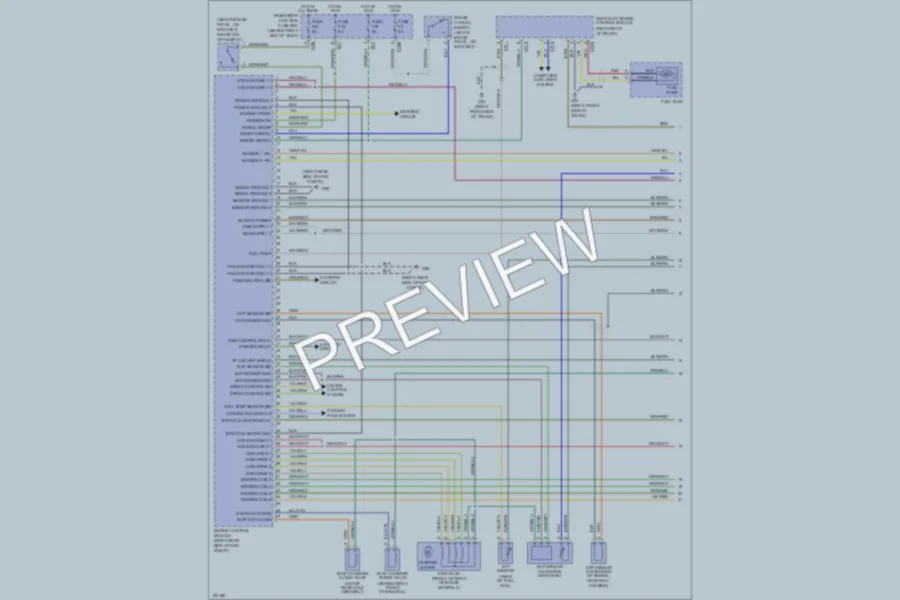 2005 Jaguar XJSuper Engine Performance wiring diagram preview