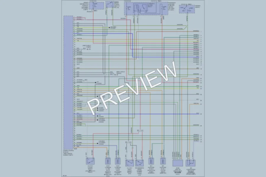 2005 Jaguar XType Engine Performance wiring diagram preview