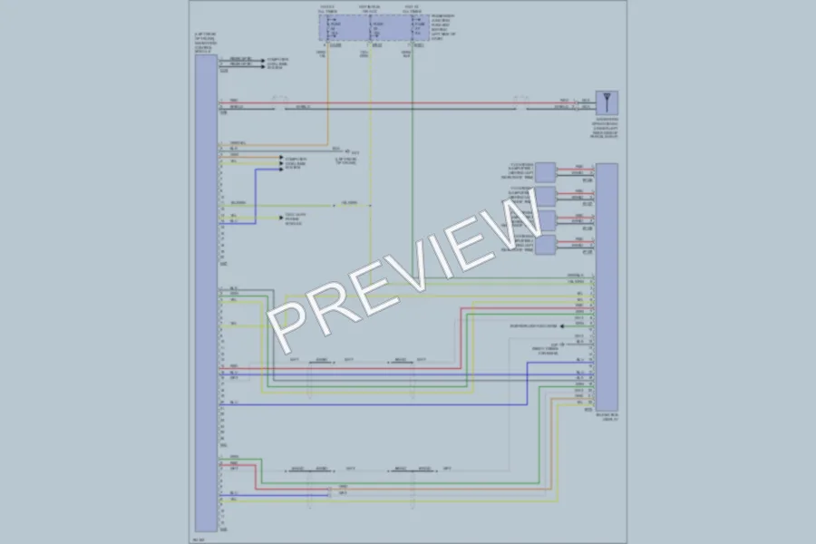 2005 Jaguar XType Navigation wiring diagram preview