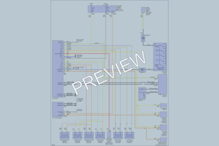 2005 Jaguar XType Radio wiring diagram preview