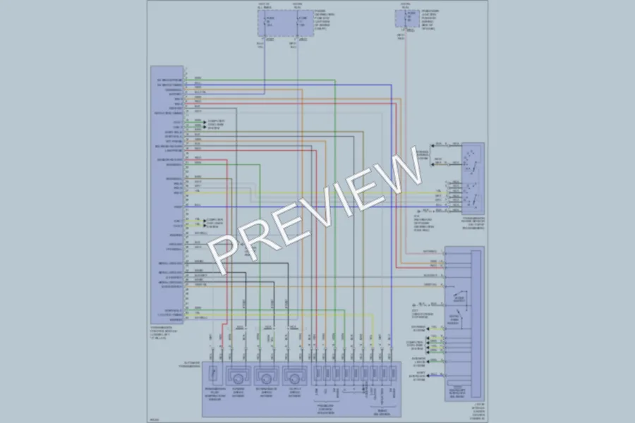 2005 Jaguar XType Transmission wiring diagram preview