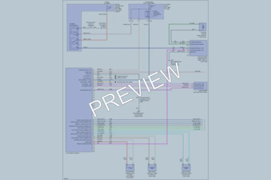 2005 Jeep GrandCherokee Air Conditioning wiring diagram preview