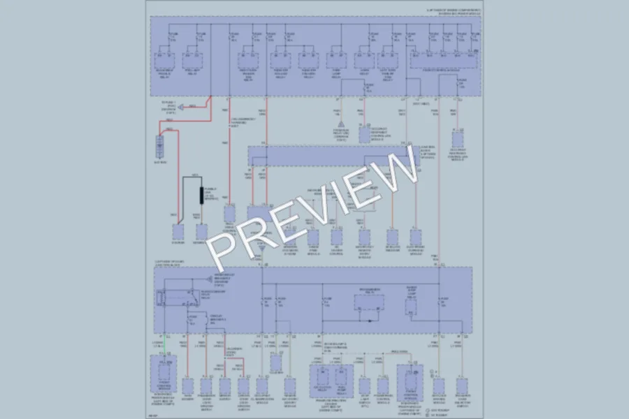 2005 Jeep GrandCherokee Power Distribution wiring diagram preview