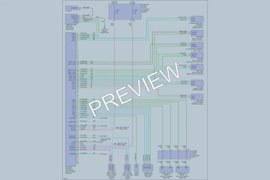 2005 Jeep GrandCherokee Supplemental Restraints wiring diagram preview