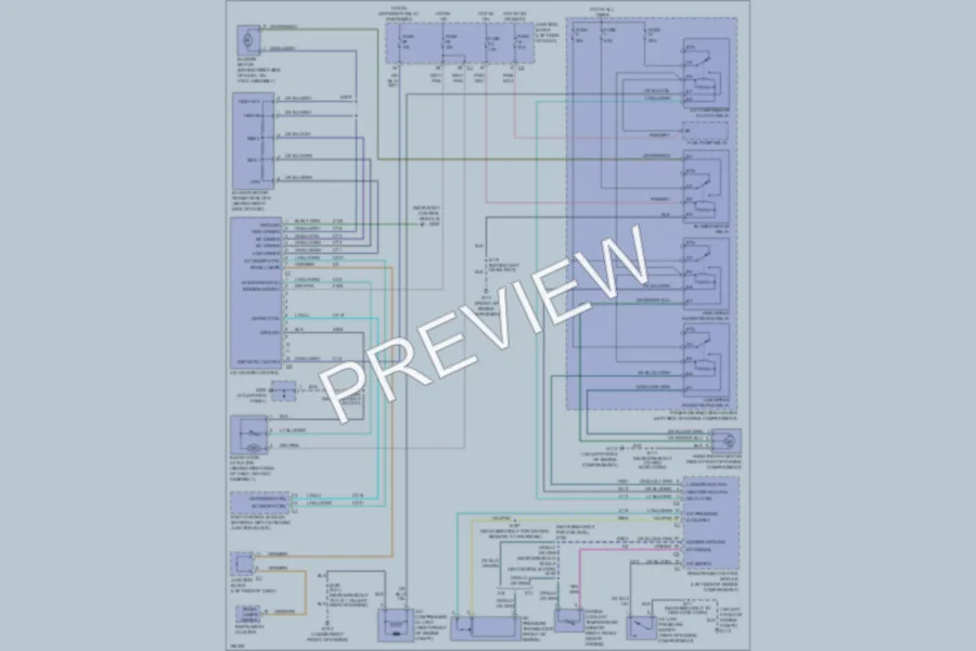 2005 Jeep Liberty Air Conditioning wiring diagram preview