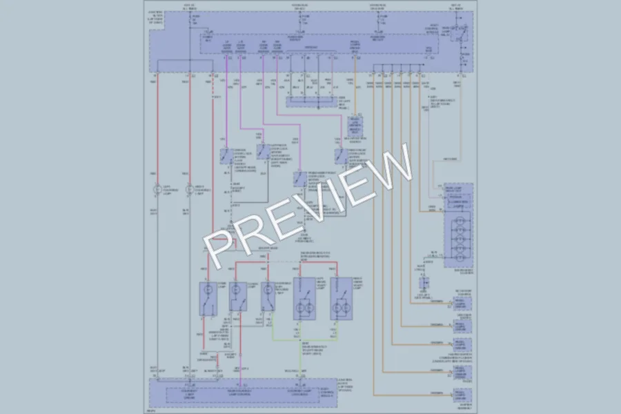 2005 Jeep Liberty Interior Lights wiring diagram preview