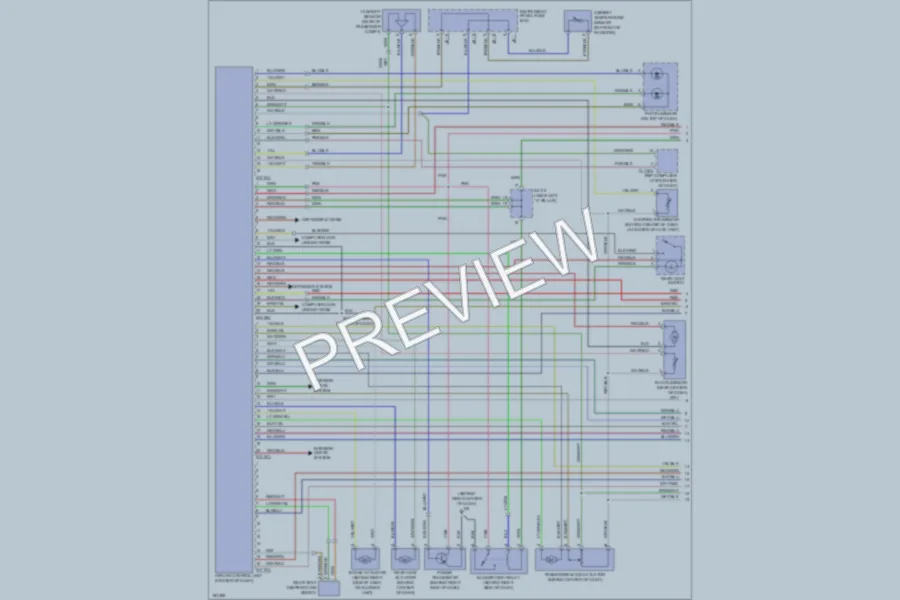 2005 Kia Amanti Air Conditioning wiring diagram preview
