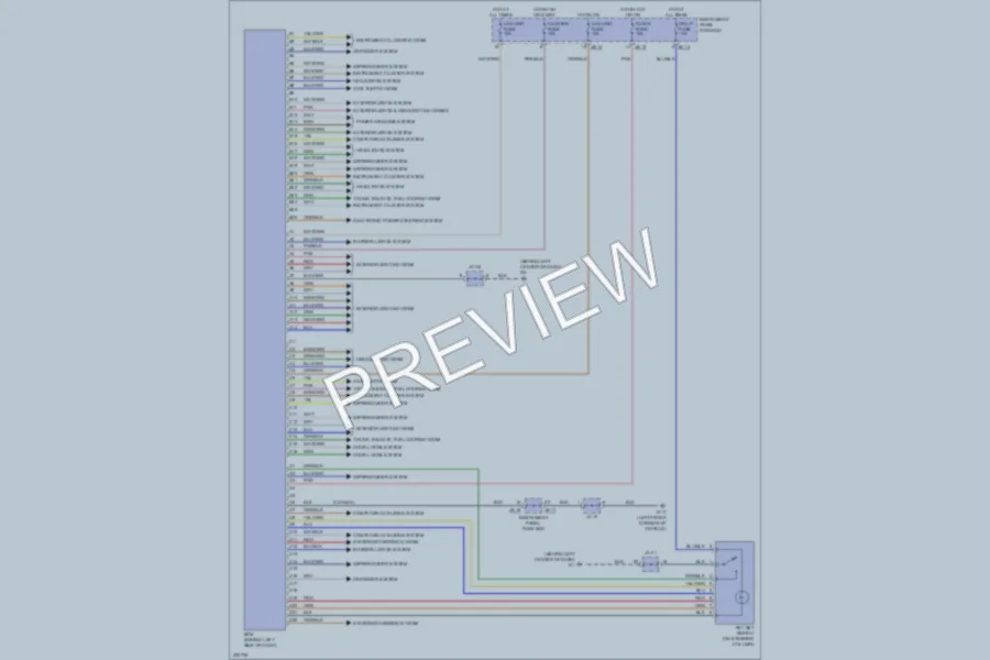 2005 Kia Amanti Body Control Modules wiring diagram preview