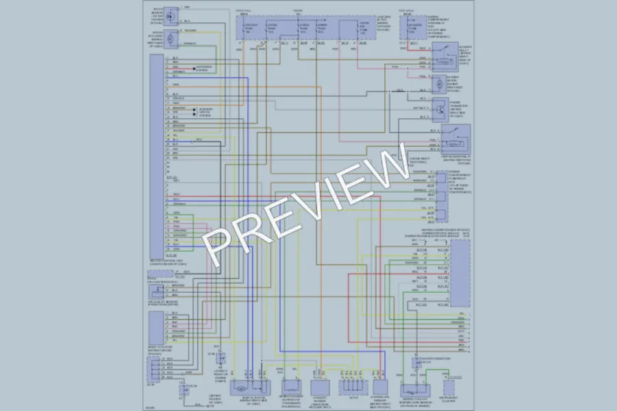 2005 Kia Optima Air Conditioning wiring diagram preview