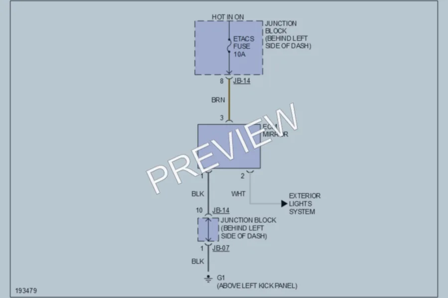 2005 Kia Optima Power Mirrors wiring diagram preview