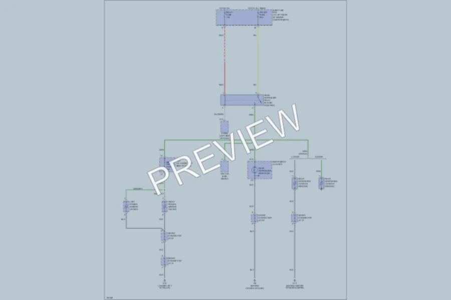 2005 Kia Rio Defoggers wiring diagram preview