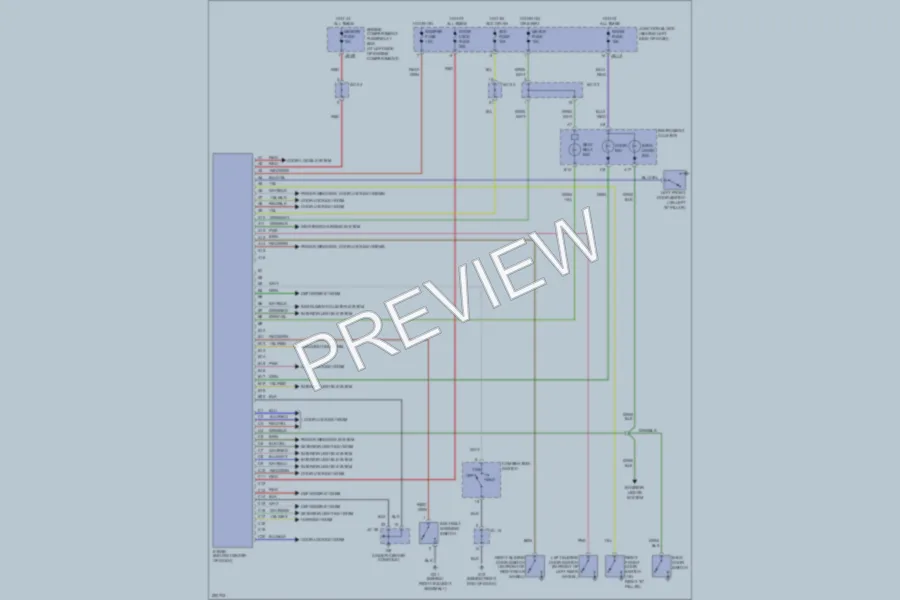 2005 Kia Sedona Body Control Modules wiring diagram preview