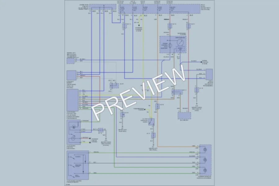 2005 Kia Sorento Cruise Control wiring diagram preview