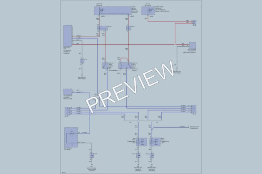 2005 Kia Sorento Exterior Lights wiring diagram preview