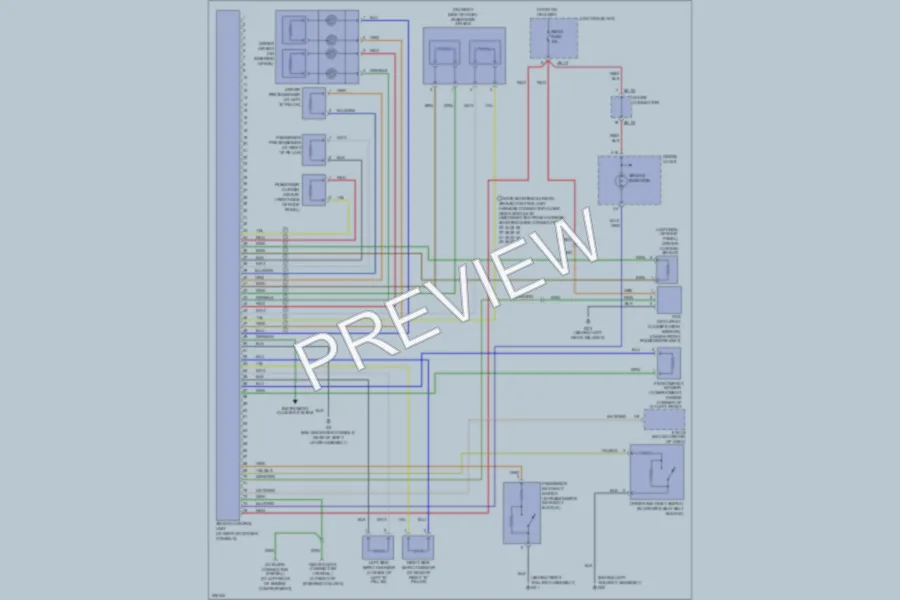 2005 Kia Sorento Supplemental Restraints wiring diagram preview