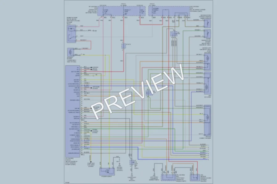 2005 Kia Sportage Air Conditioning wiring diagram preview