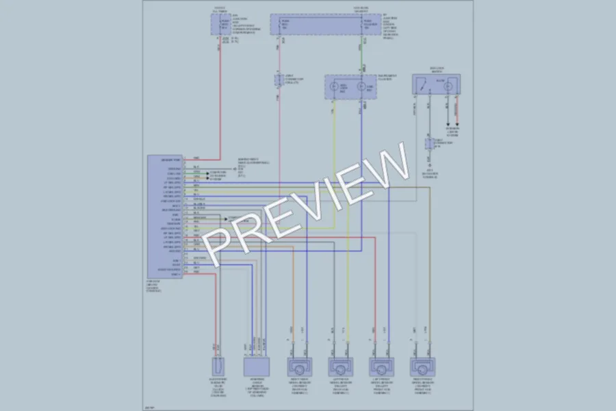 2005 Kia Sportage Transmission wiring diagram preview
