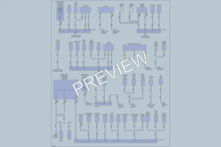2005 LandRover Freelander Ground Distribution wiring diagram preview