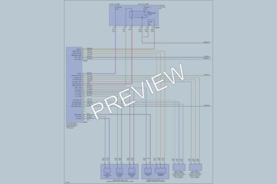 2005 LandRover LR3 Electronic Suspension wiring diagram preview