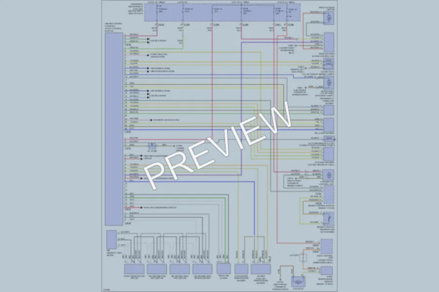 2005 LandRover RangeRover Air Conditioning wiring diagram preview