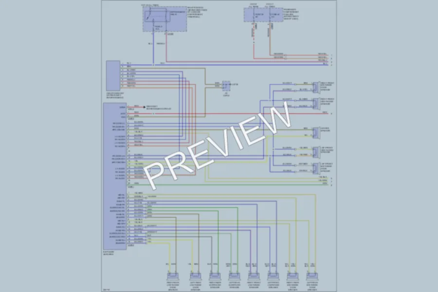2005 LandRover RangeRover Radio wiring diagram preview