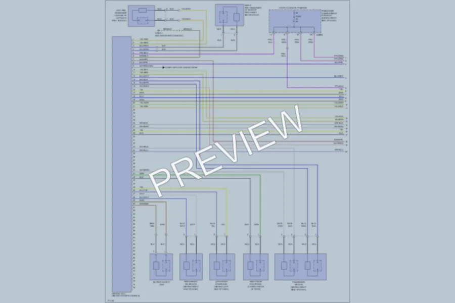 2005 LandRover RangeRover Supplemental Restraints wiring diagram preview