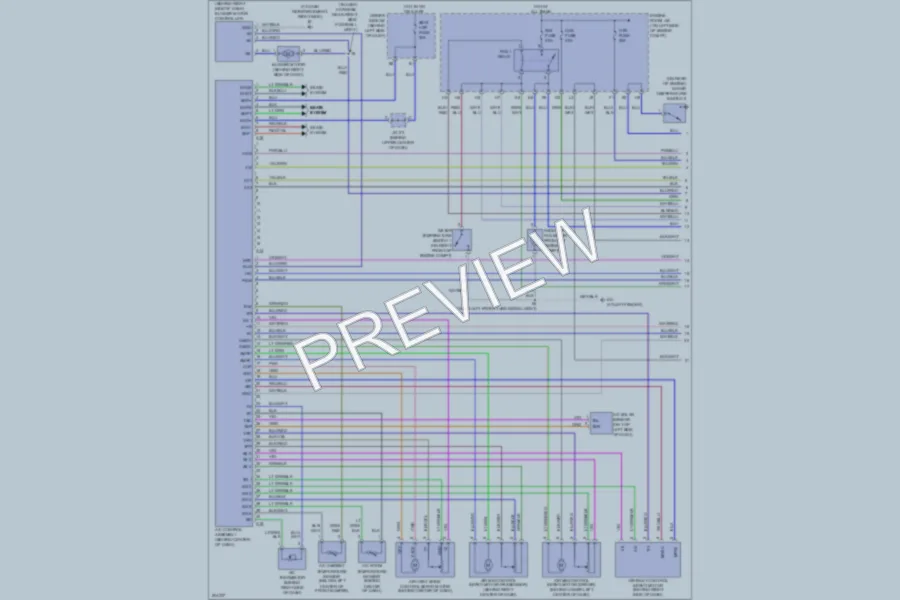 2005 Lexus ES330 Air Conditioning wiring diagram preview