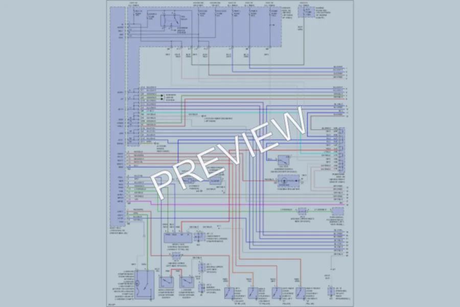 2005 Lexus ES330 Anti Theft wiring diagram preview
